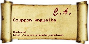 Czuppon Angyalka névjegykártya